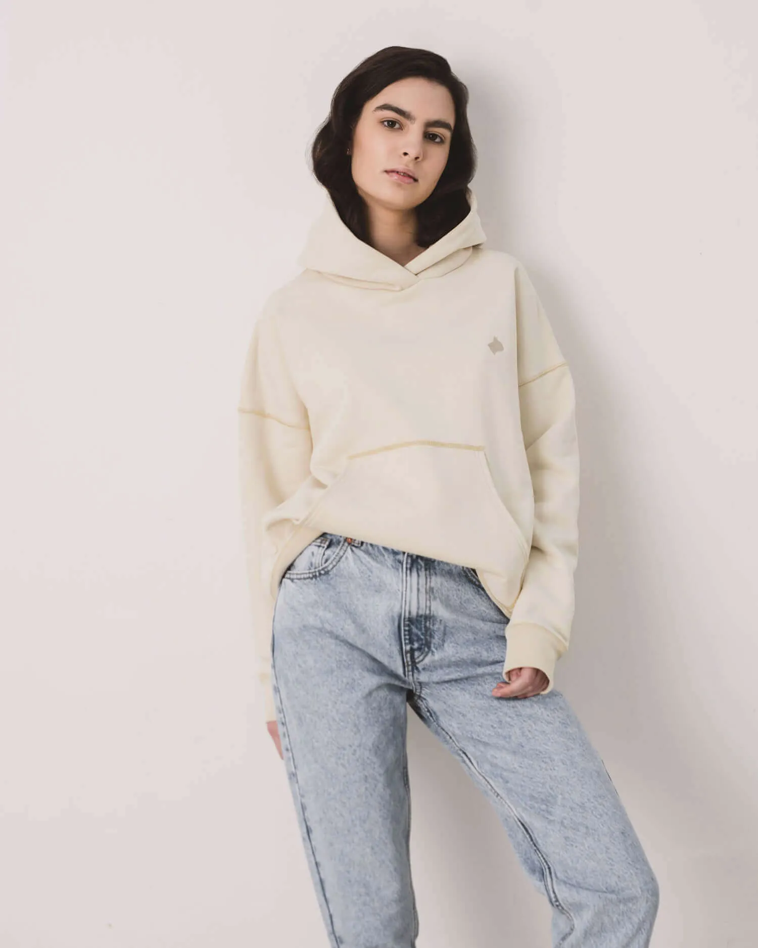 Undyed Organic Cotton French Terry Hoodie | Women's