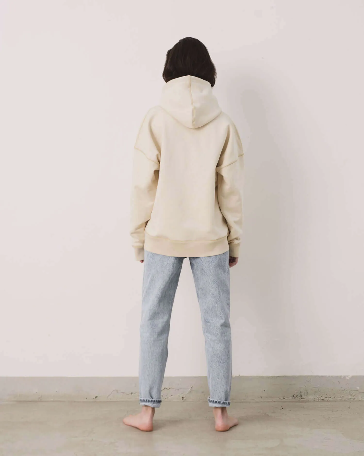 Undyed Organic Cotton French Terry Hoodie | Women's