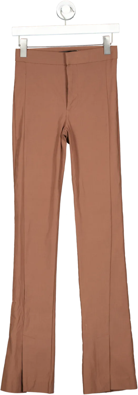 ZARA Brown Suit Trousers UK XS